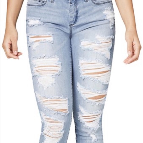 Bebe heartbreaker distressed - Picture 2 of 4